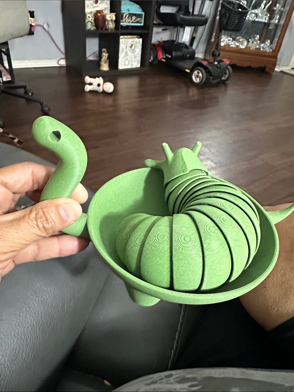 Green Decorative AnimalBowl - Slug holder